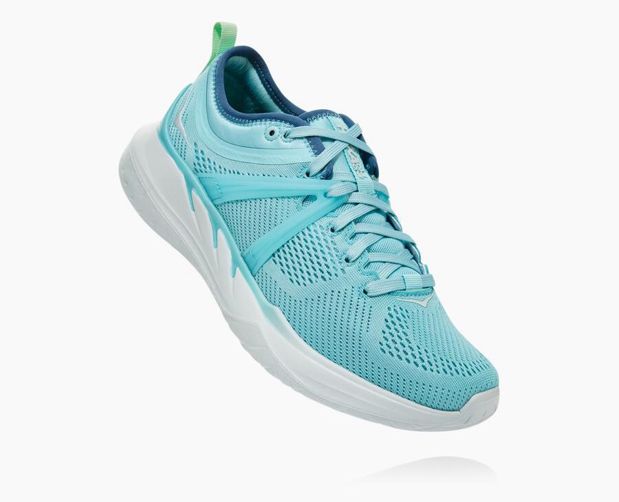 Chaussure Running Hoka One One Tivra Femme - Bleu/Blanche - SBI-850642